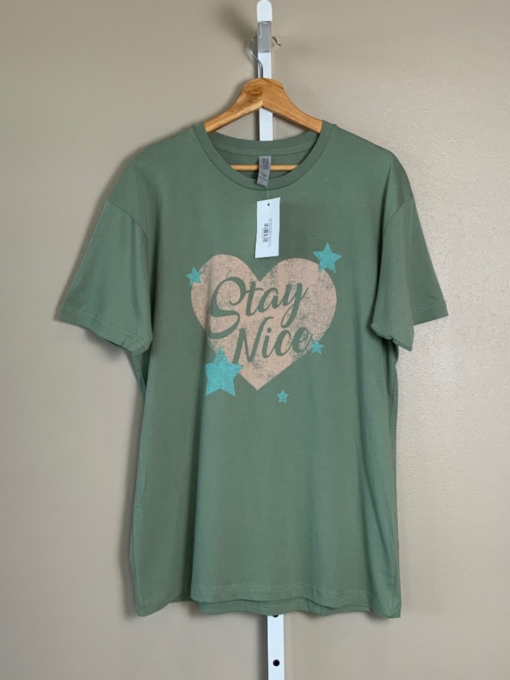 Unisex Cotton Heritage Stay Nice Retro Short Sleeve Graphic Tee